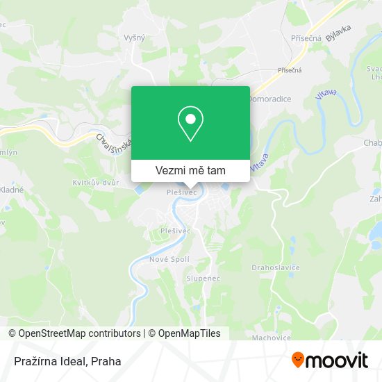 Pražírna Ideal mapa
