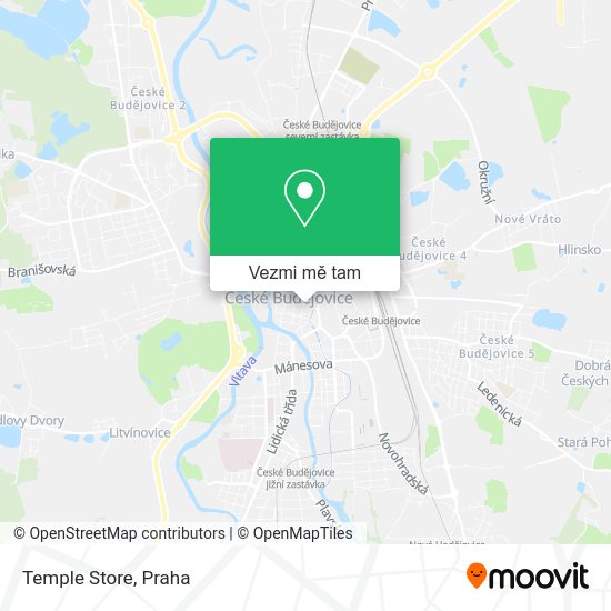 Temple Store mapa