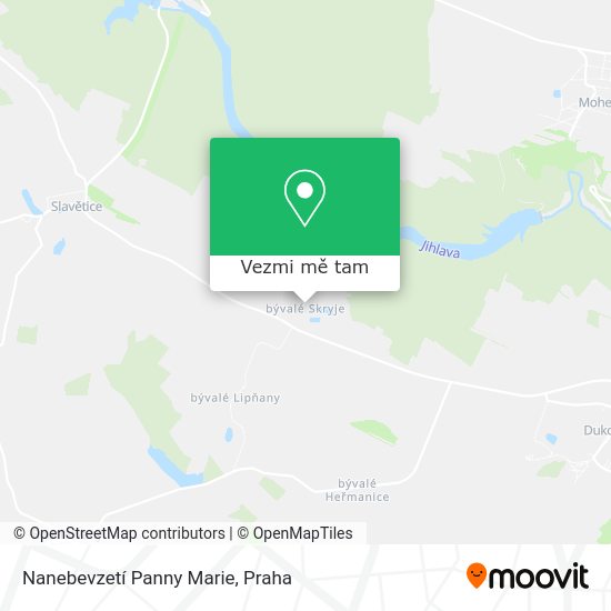 Nanebevzetí Panny Marie mapa