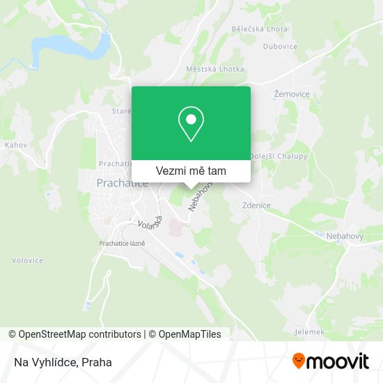 Na Vyhlídce mapa
