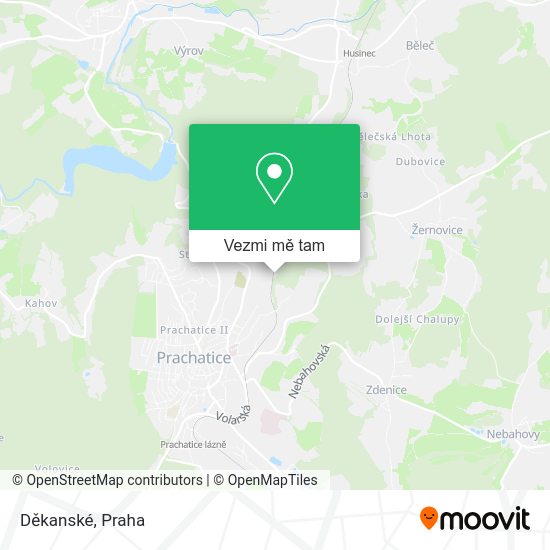 Děkanské mapa