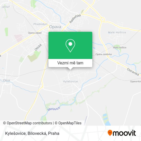 Kylešovice, Bílovecká mapa