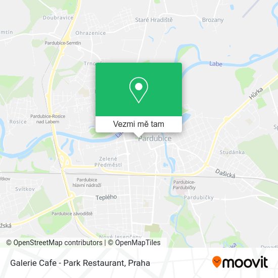 Galerie Cafe - Park Restaurant mapa