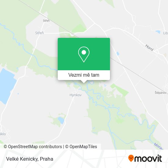 Velké Kenicky mapa
