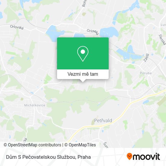 Dům S Pečovatelskou Službou mapa