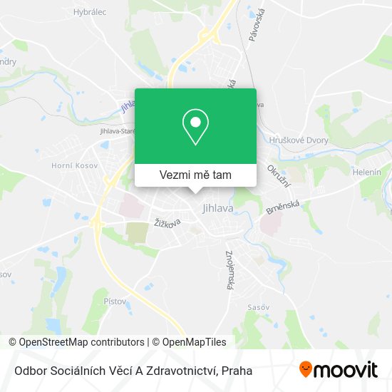 Odbor Sociálních Věcí A Zdravotnictví mapa