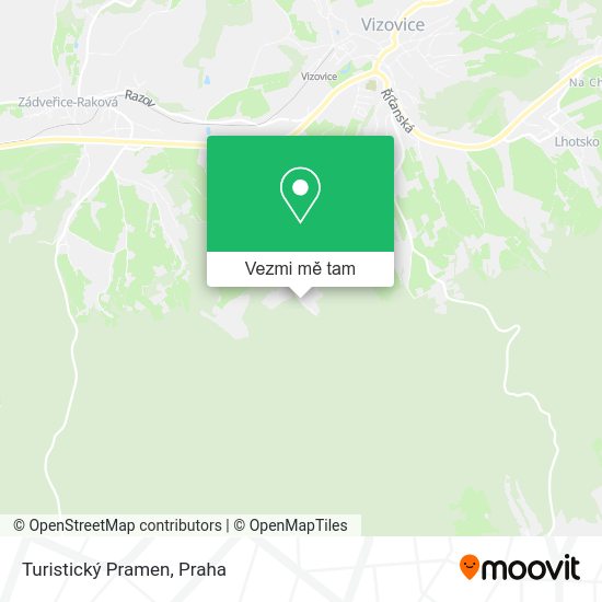 Turistický Pramen mapa