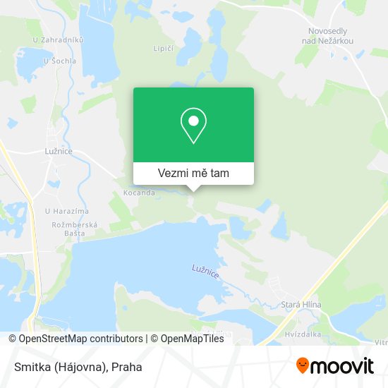 Smitka (Hájovna) mapa