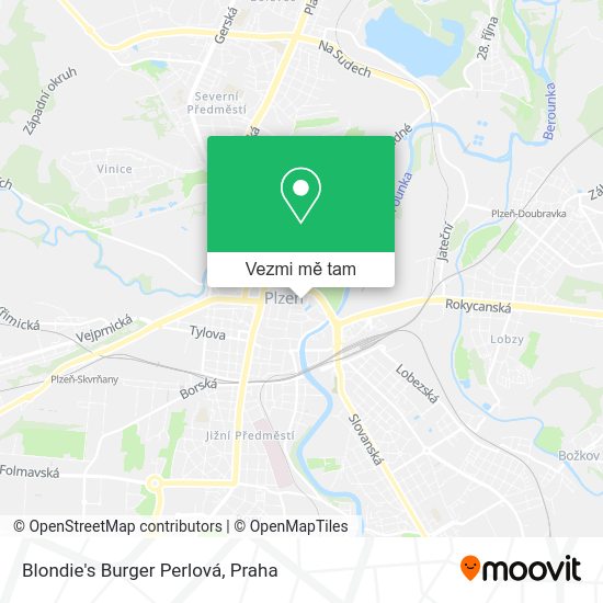 Blondie's Burger Perlová mapa