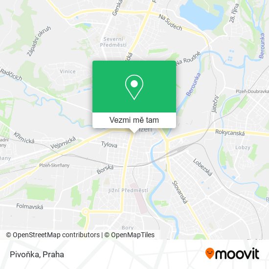 Pivoňka mapa