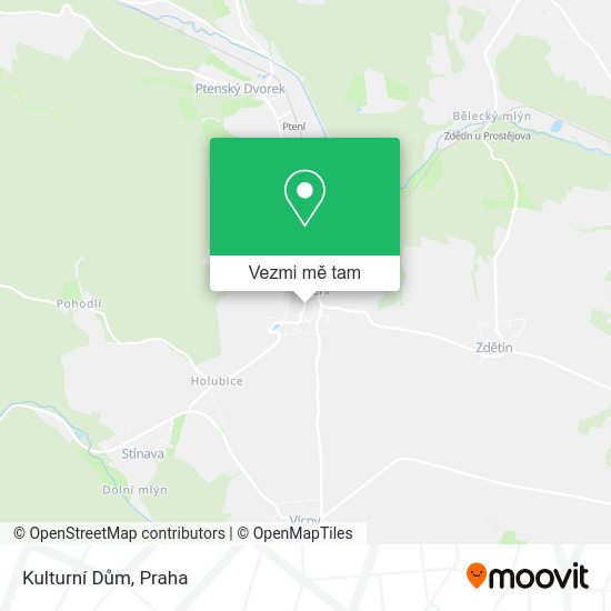 Kulturní Dům mapa