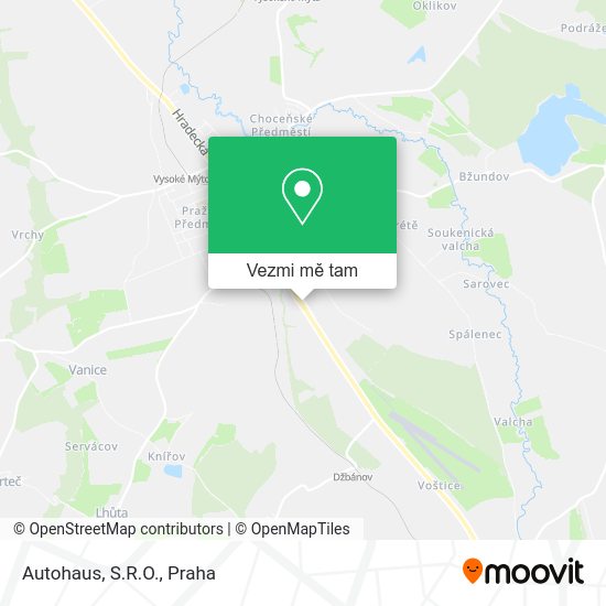 Autohaus, S.R.O. mapa
