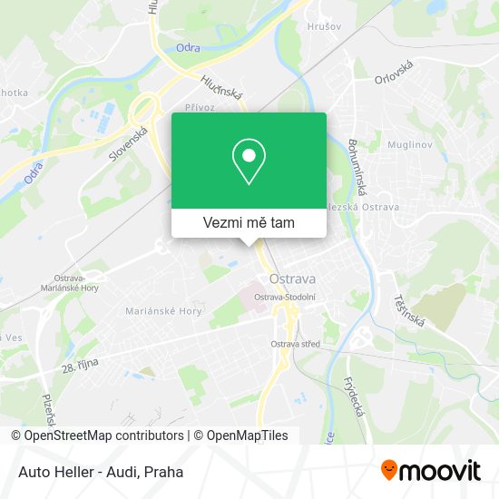 Auto Heller - Audi mapa