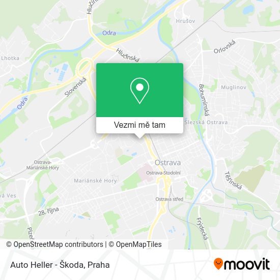 Auto Heller - Škoda mapa