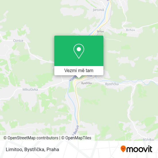 Limitoo, Bystřička mapa