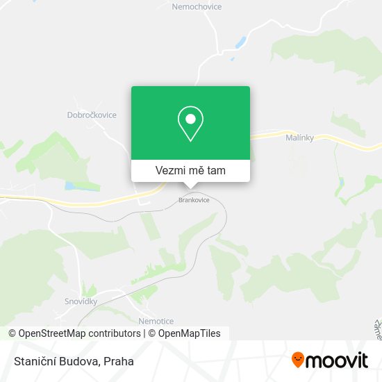 Staniční Budova mapa