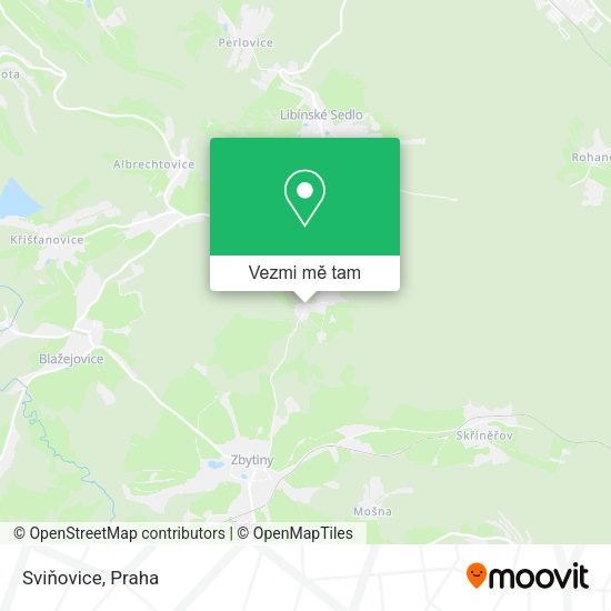 Sviňovice mapa