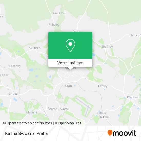 Kašna Sv. Jana mapa