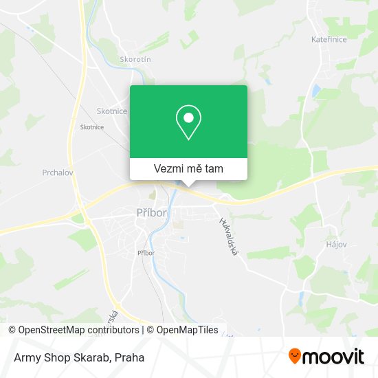 Army Shop Skarab mapa