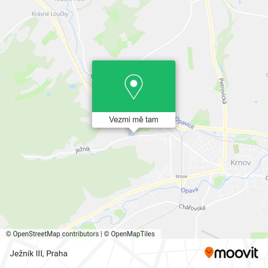 Ježník III mapa