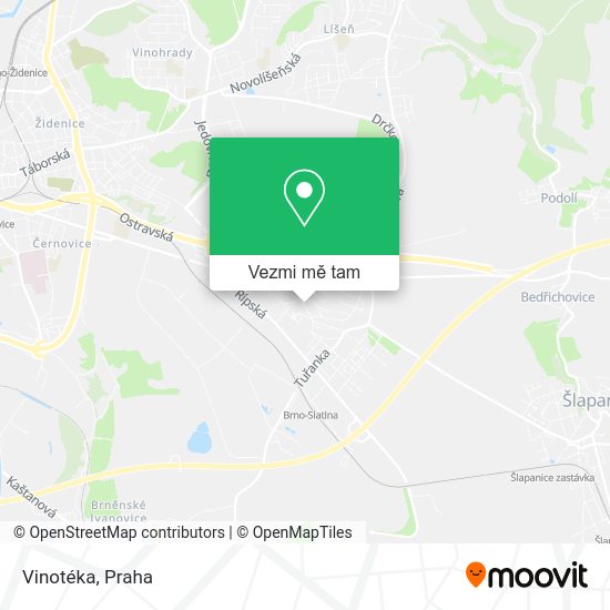 Vinotéka mapa