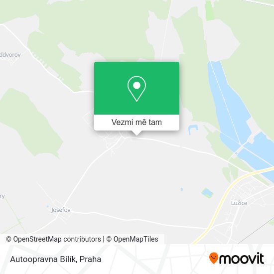 Autoopravna Bílík mapa