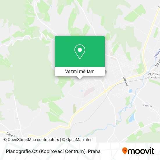 Planografie.Cz (Kopírovací Centrum) mapa