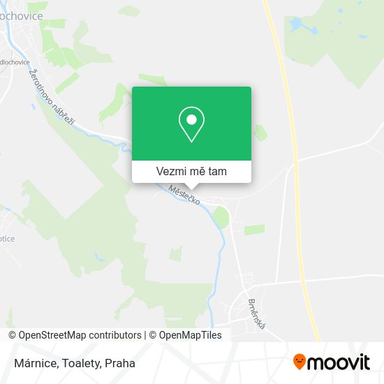 Márnice, Toalety mapa