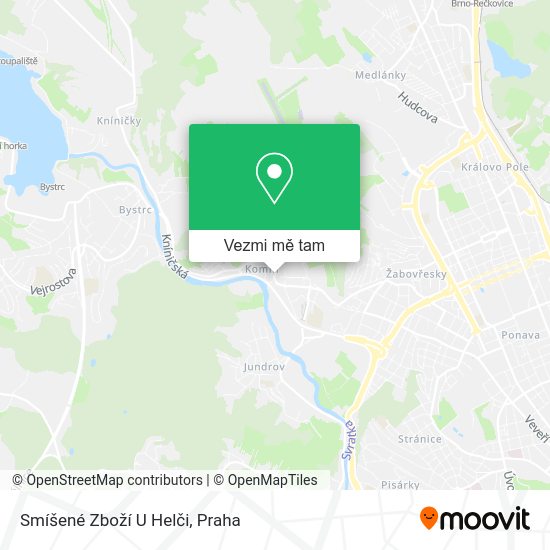 Smíšené Zboží U Helči mapa