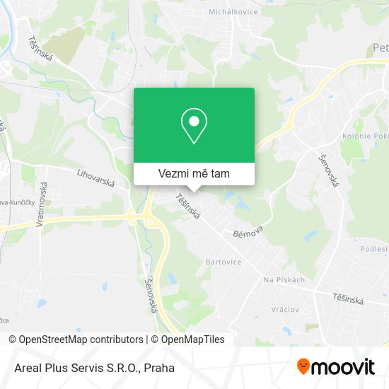 Areal Plus Servis S.R.O. mapa