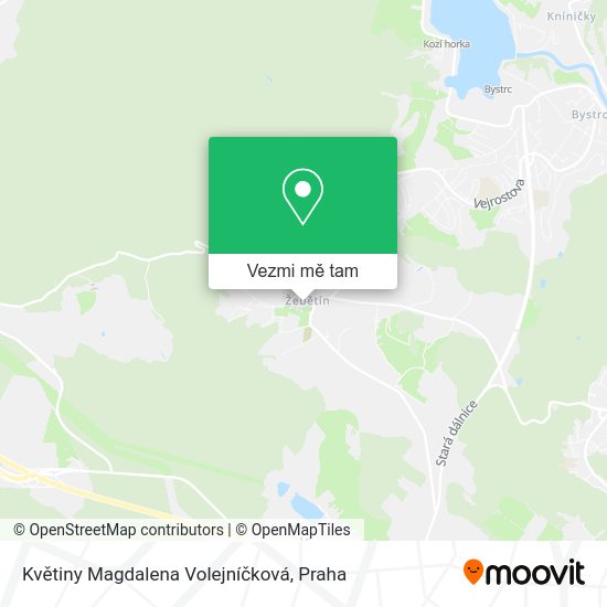 Květiny Magdalena Volejníčková mapa