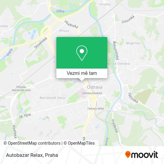 Autobazar Relax mapa