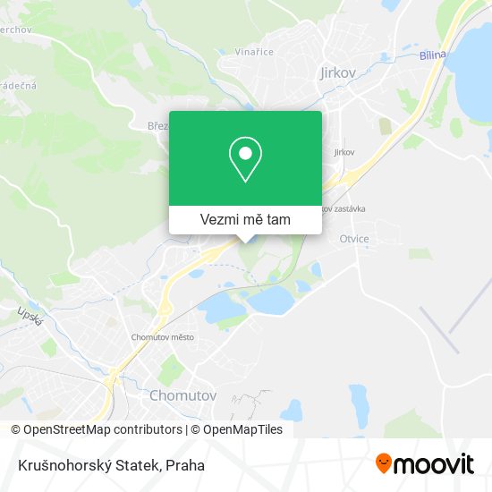 Krušnohorský Statek mapa
