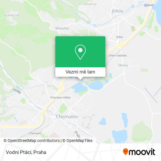 Vodní Ptáci mapa