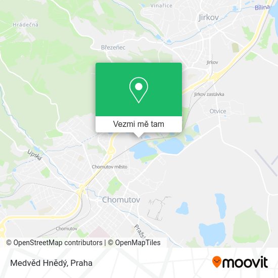 Medvěd Hnědý mapa