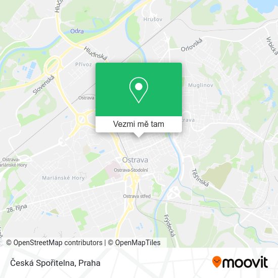 Česká Spořitelna mapa