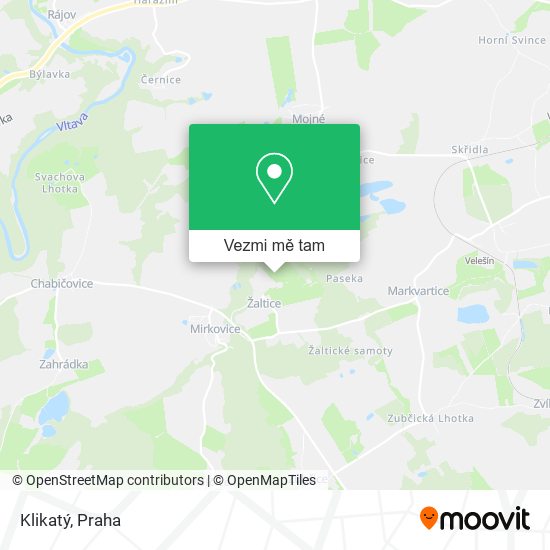Klikatý mapa