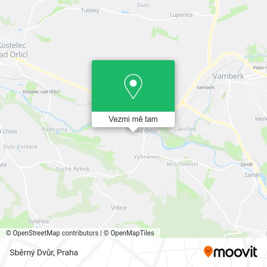 Sběrný Dvůr mapa