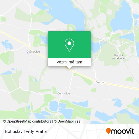 Bohuslav Tvrdý mapa