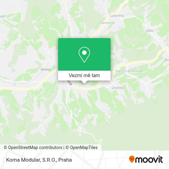 Koma Modular, S.R.O. mapa