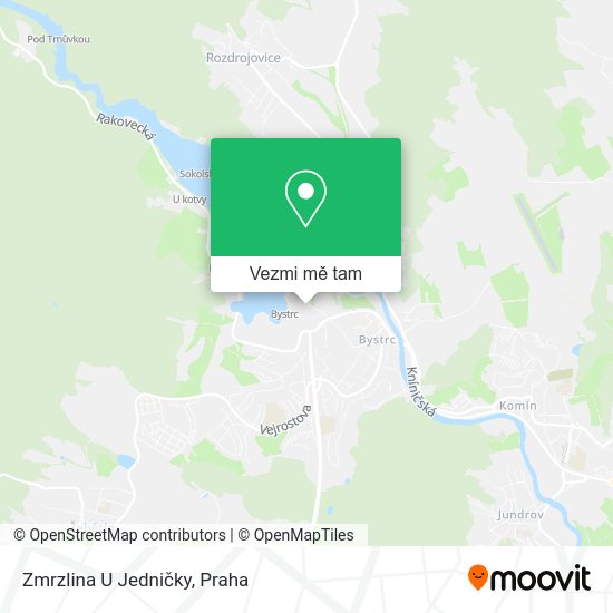 Zmrzlina U Jedničky mapa