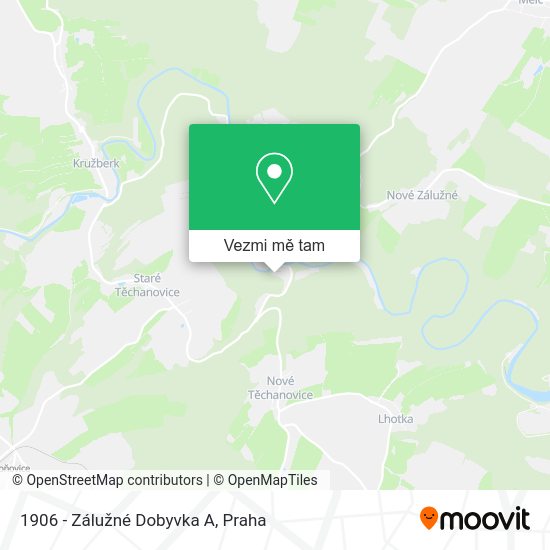 1906 - Zálužné Dobyvka A mapa