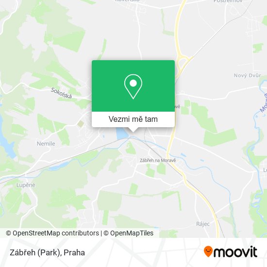 Zábřeh (Park) mapa