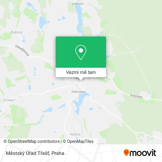 Městský Úřad Třešť mapa