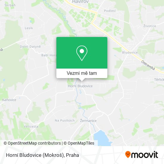 Horní Bludovice (Mokroš) mapa