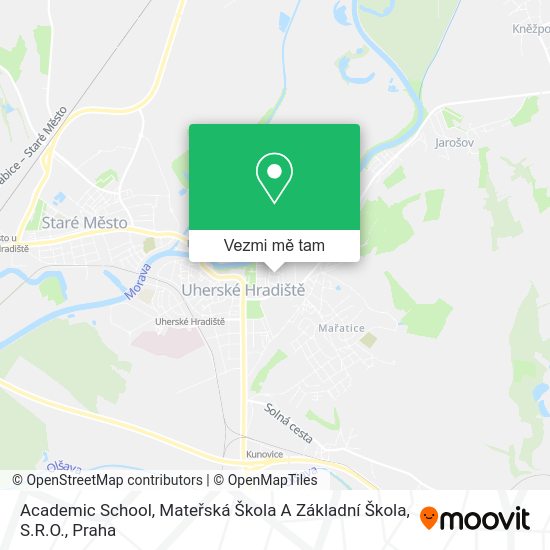 Academic School, Mateřská Škola A Základní Škola, S.R.O. mapa
