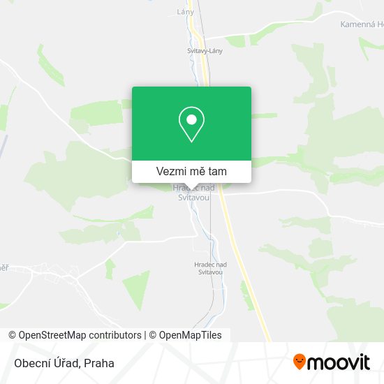 Obecní Úřad mapa
