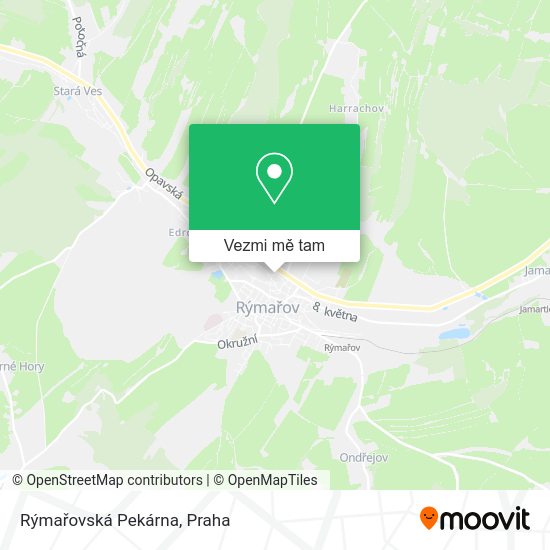 Rýmařovská Pekárna mapa
