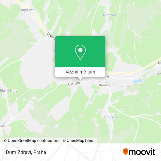 Dům Zdraví mapa