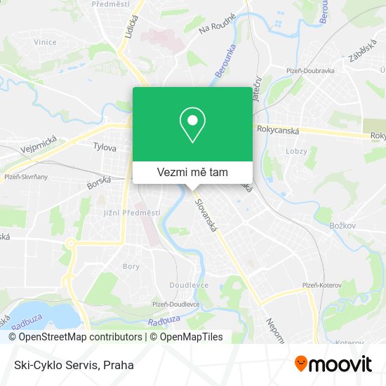 Ski-Cyklo Servis mapa